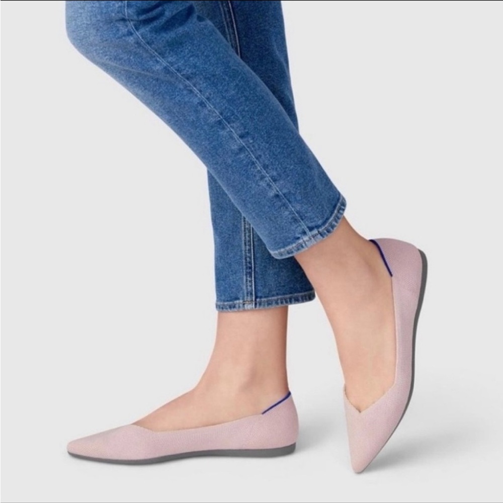 Rothy’s The Point Petal Pink Pointed Toe Ballet Flats Women’s 7